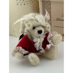 Steiff Mozart Mohair Teddy Bear 2006 Ornament 656392‎